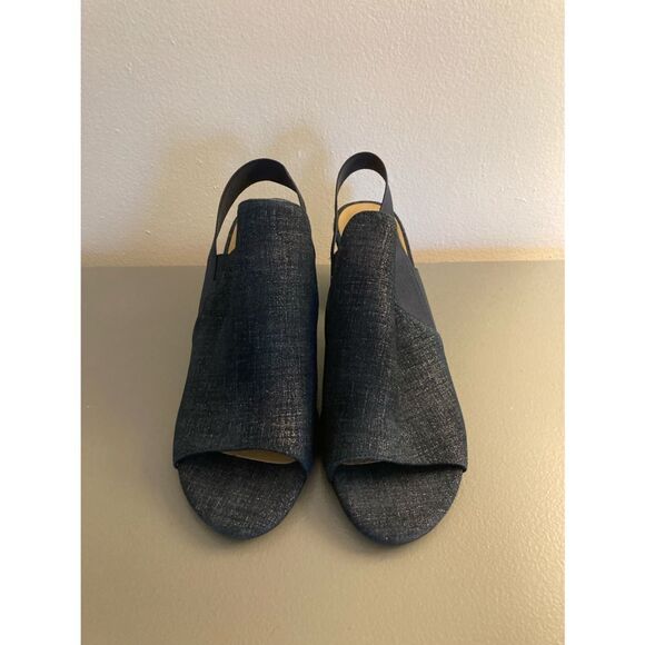 ‎Vaneli Denim Berky Slingback heels - Picture 1 of 5